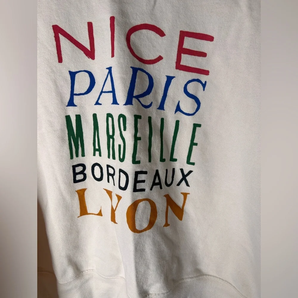 Phthalo Ruth for Maeve French cities sweatshirt from Anthropologie - Picture 2 of 6